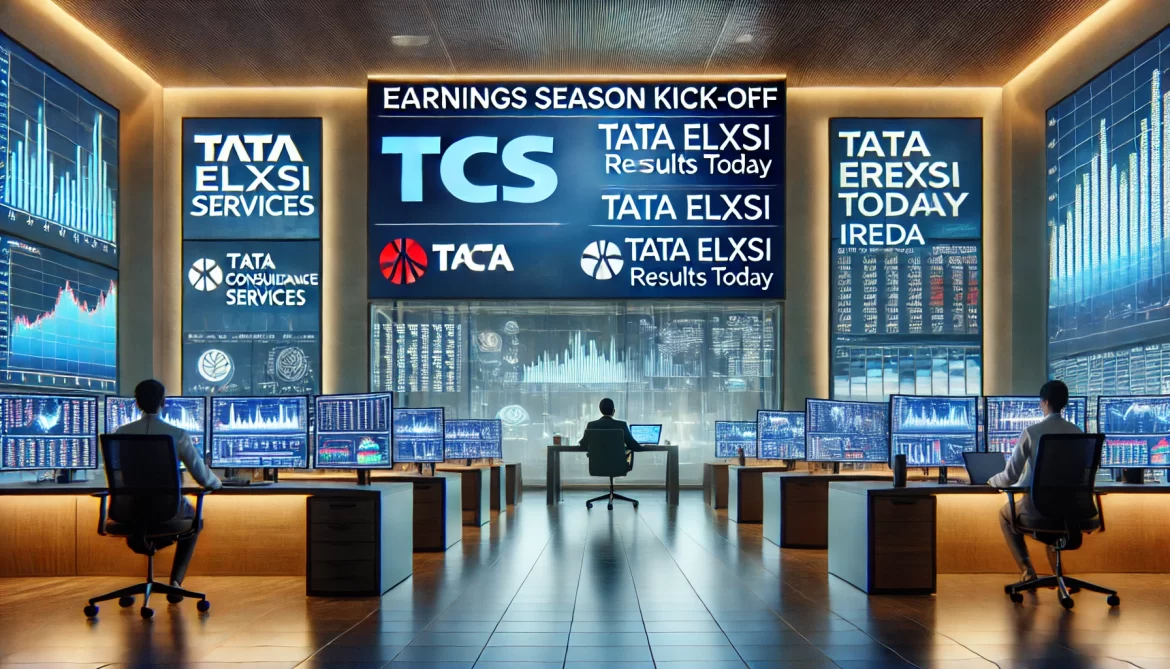 TCS Gears Up to Kick-Off Earnings Season; Tata Elxsi, IREDA to Report Results Today