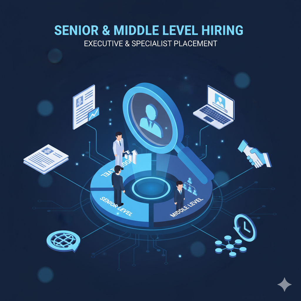 senior and middle level hiring