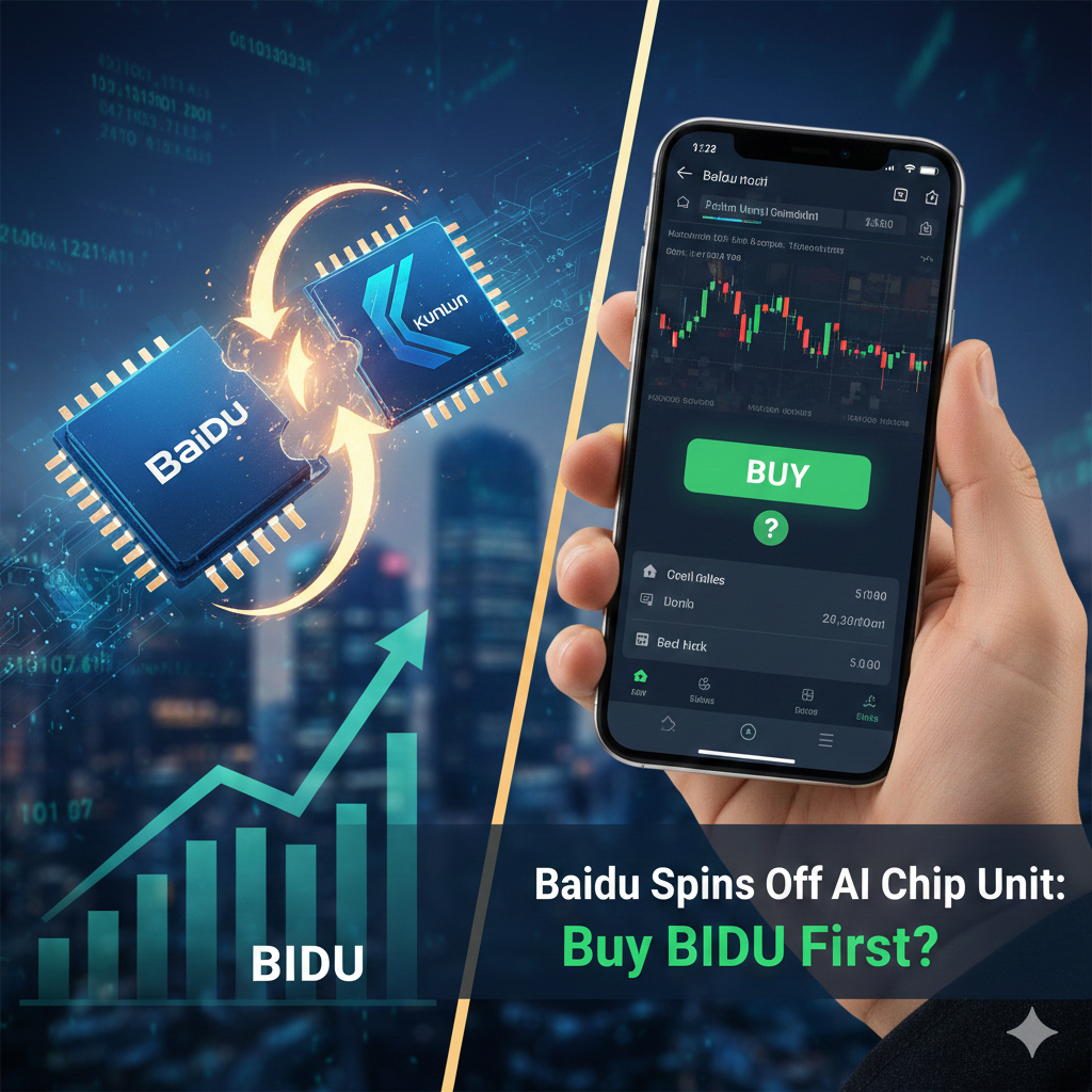 Baidu announces spin-off of its AI chip unit affecting BIDU stock