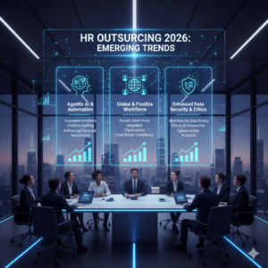 HR outsourcing trends 2026 with AI and automation