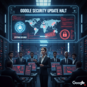 Google security update temporarily halted