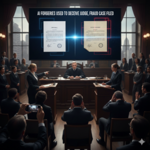AI forgeries used in fraud case