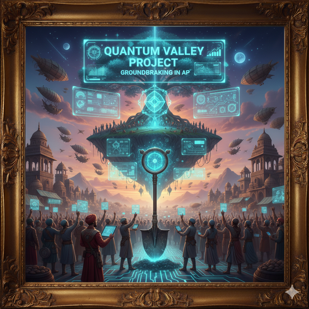 Quantum Valley groundbreaking in Andhra Pradesh