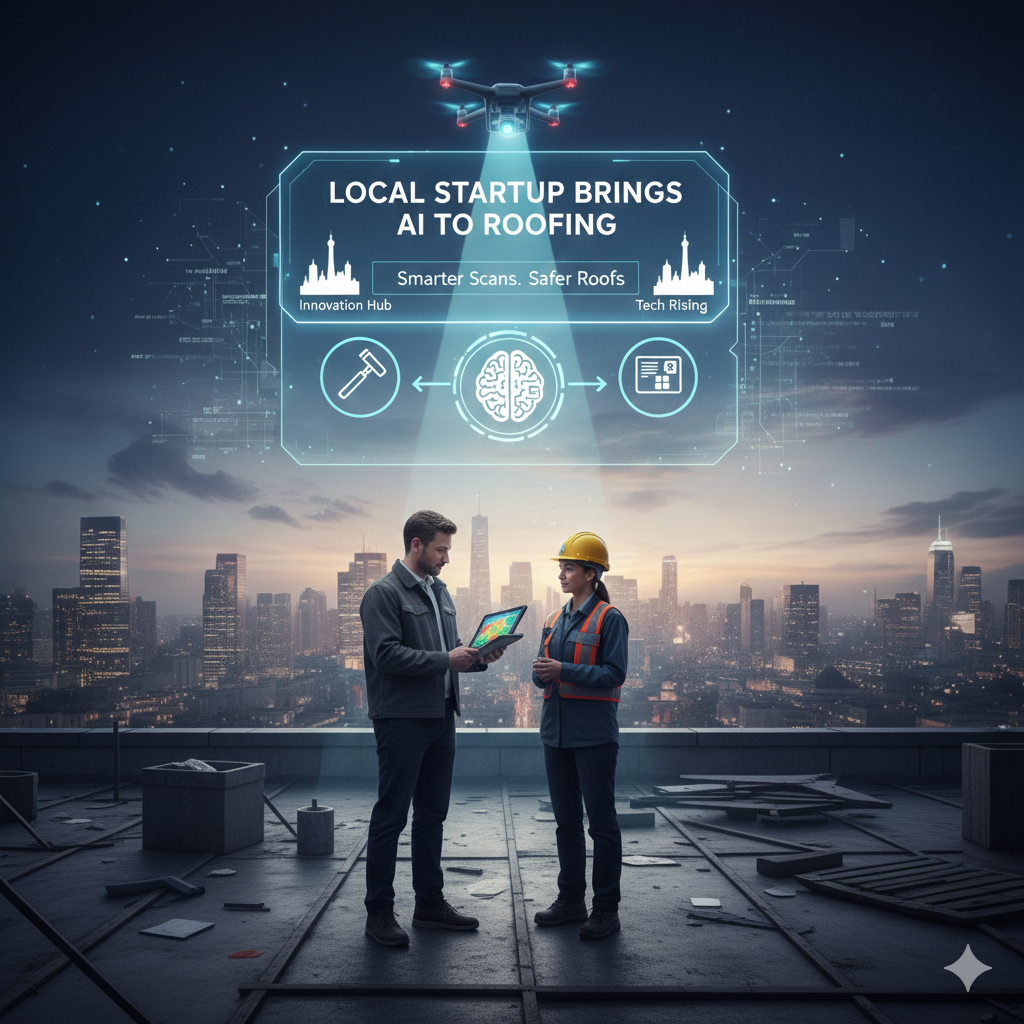 AI technology in roofing by startup