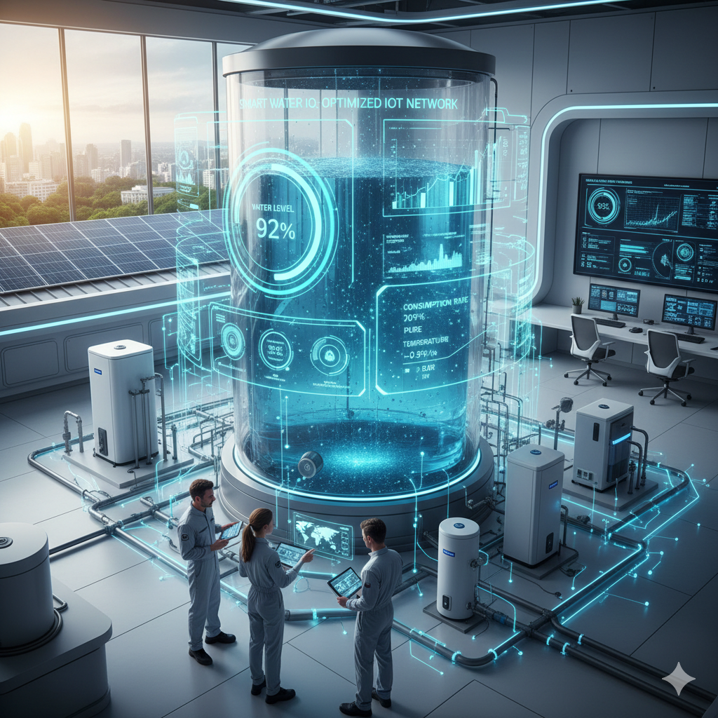 Smart water tank IoT system for water monitoring