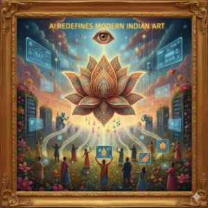 AI transforming modern Indian art