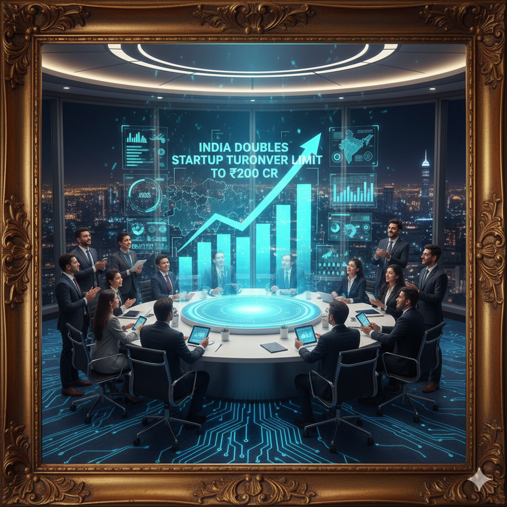 India doubles startup turnover limit to ₹200 crore