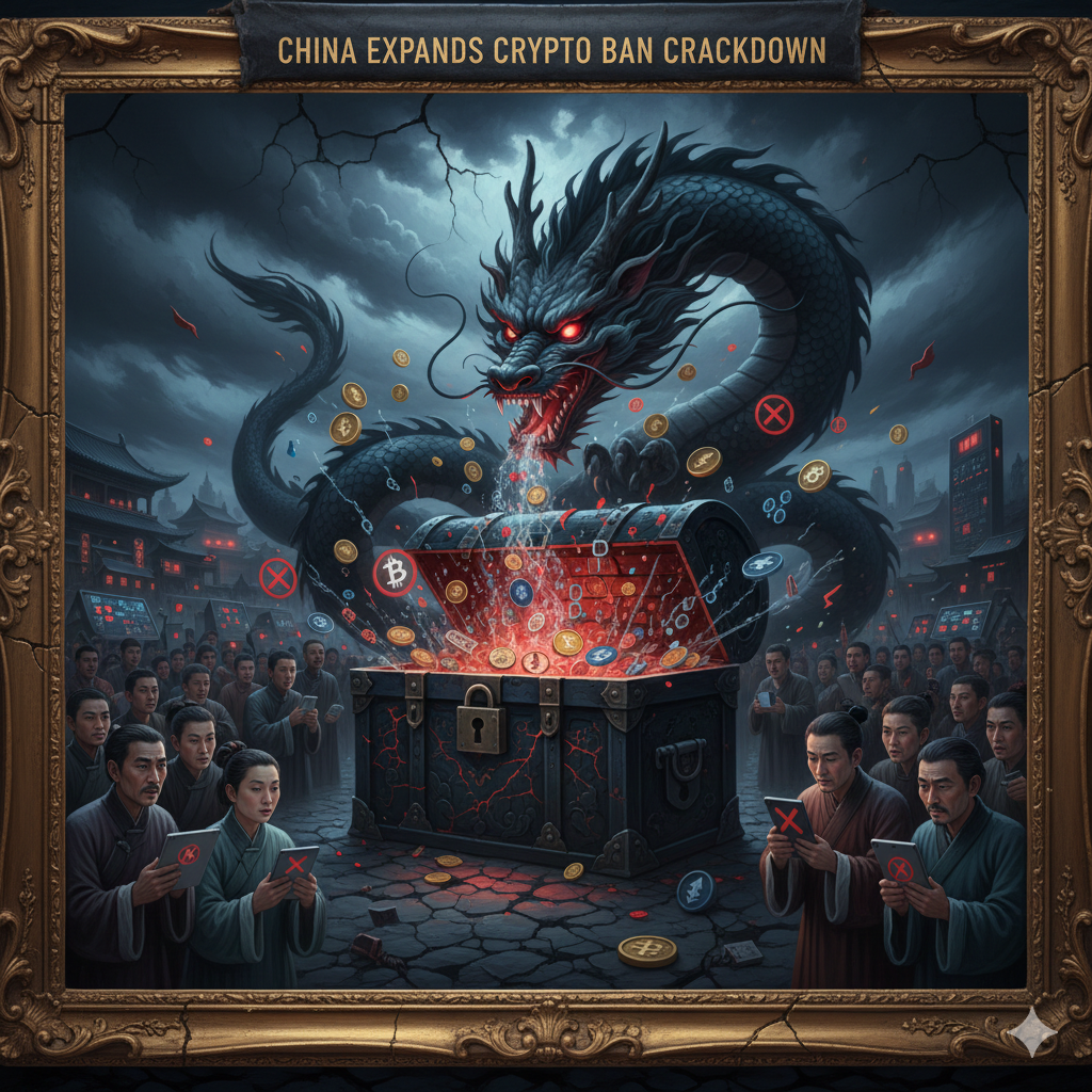 China expands crackdown on cryptocurrency