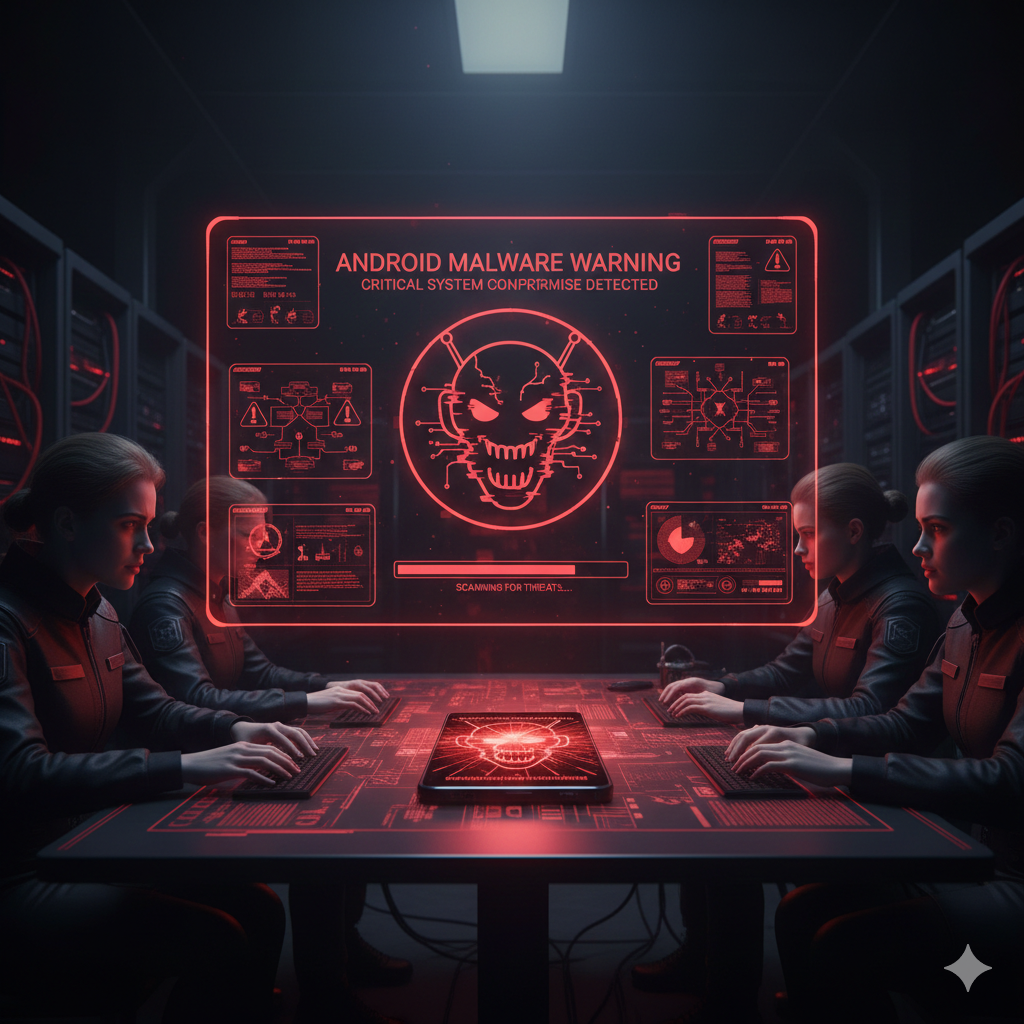 Android malware warning for smartphone users