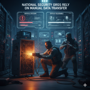 Manual data transfer in national security