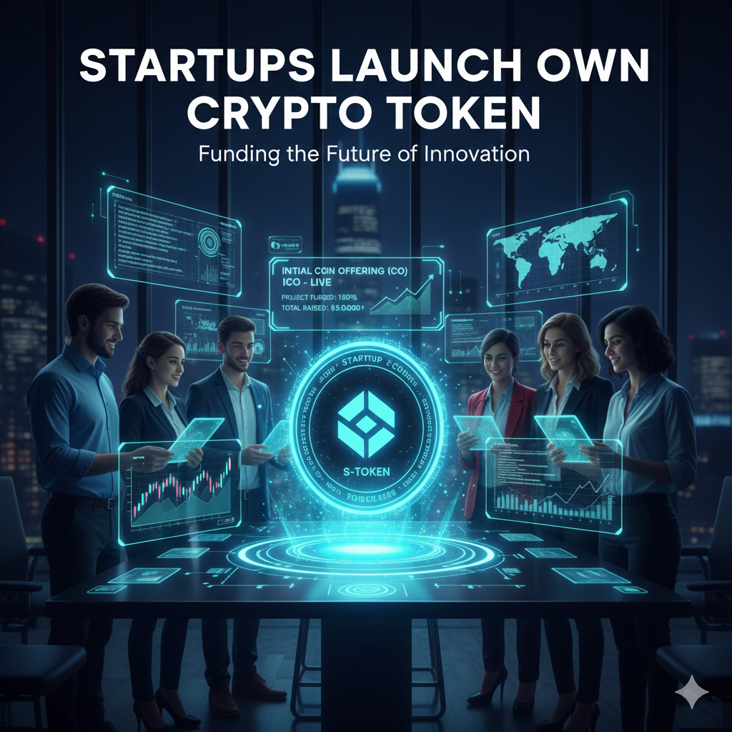 Startups launching crypto token
