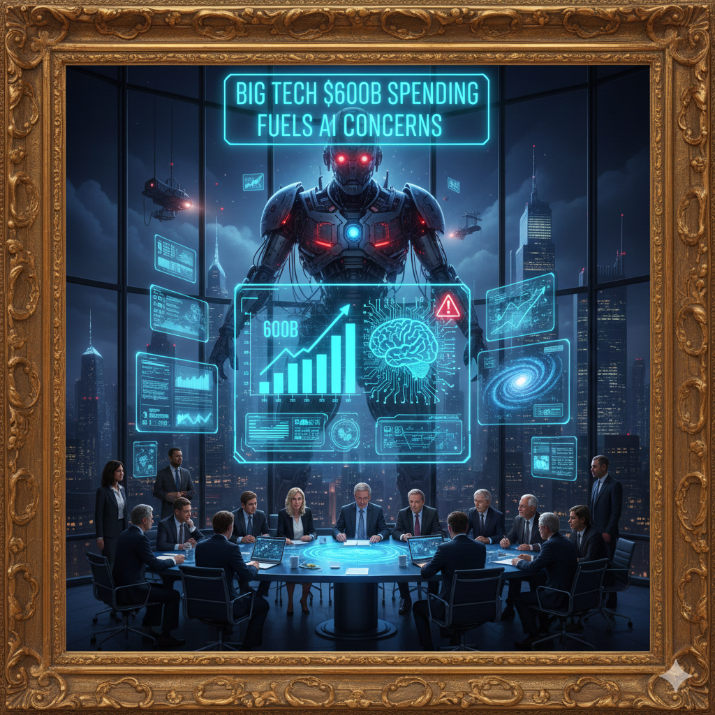 Big Tech spending $600B on AI raises concerns